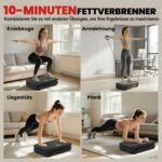 Vibracinė platforma su 120 greičio lygių ir pasipriešinimo gumomis – Paveikslėlis 6