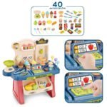 Žaidimų prekybos centras su pirkinių vežimėliu ir 40 priedų – Paveikslėlis 9