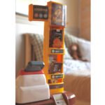 Žaislinis prekybos centras su vežimėliu, svarstyklėmis, kasa, skeneriu ir 48 priedais – Paveikslėlis 8