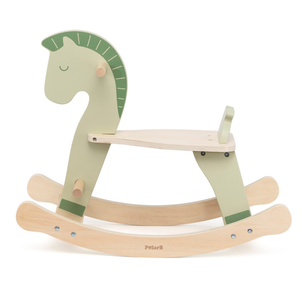 Žalias medinis supamasis arkliukas – Paveikslėlis 6