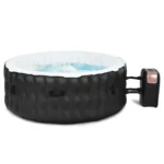 Pripučiamas SPA baseinas su 108 sūkurinėmis srovėmis 180 x 68 cm (Juoda)