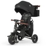 QPLAY sulankstomas triratukas vaikams Nova Deluxe (Black)