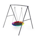 Vaikiškos sodo sūpynės + gandro lizdas 100 cm - plieninis rėmas – Paveikslėlis 6