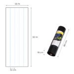 Agrotekstilė, juoda, 135 g/m², su UV apsauga, 1.6x50 m, su kuoliukais – Paveikslėlis 10