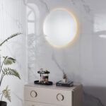 Apvalus LED vonios veidrodis 60 cm su jutikliniu valdymu