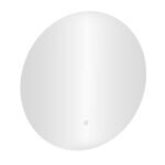 Apvalus sieninis LED veidrodis 80 cm su jutikliniu jungikliu
