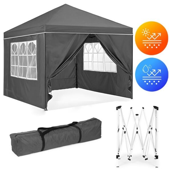 Automatinis sodo paviljonas 3x3 m su 4 sienelėmis