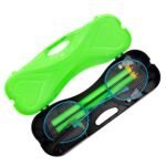 Badmintono rinkinys su sulankstomu tinkleliu ir lagaminu 300x156 cm