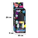 Belaidis karaokės mikrofonas su garsiakalbiu ir LED šviesomis – Paveikslėlis 4