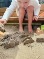 Biologiškai skaidus smėlio rinkinys su vežimėliu, 13 dalių