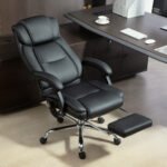 Biuro kėdė ergonominė atlenkiama su masažu ir kojų atrama – Paveikslėlis 2