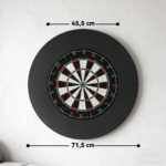 Dartų lentos komplektas su sizalio danga, apsauginiu žiedu ir 6 strėlytėmis – Paveikslėlis 3