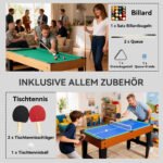 Daugiafunkcinis žaidimų stalas 5-in-1 su 53 priedais – Paveikslėlis 7
