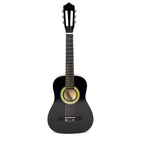 Didelė medinė gitara vaikams su 6 stygomis