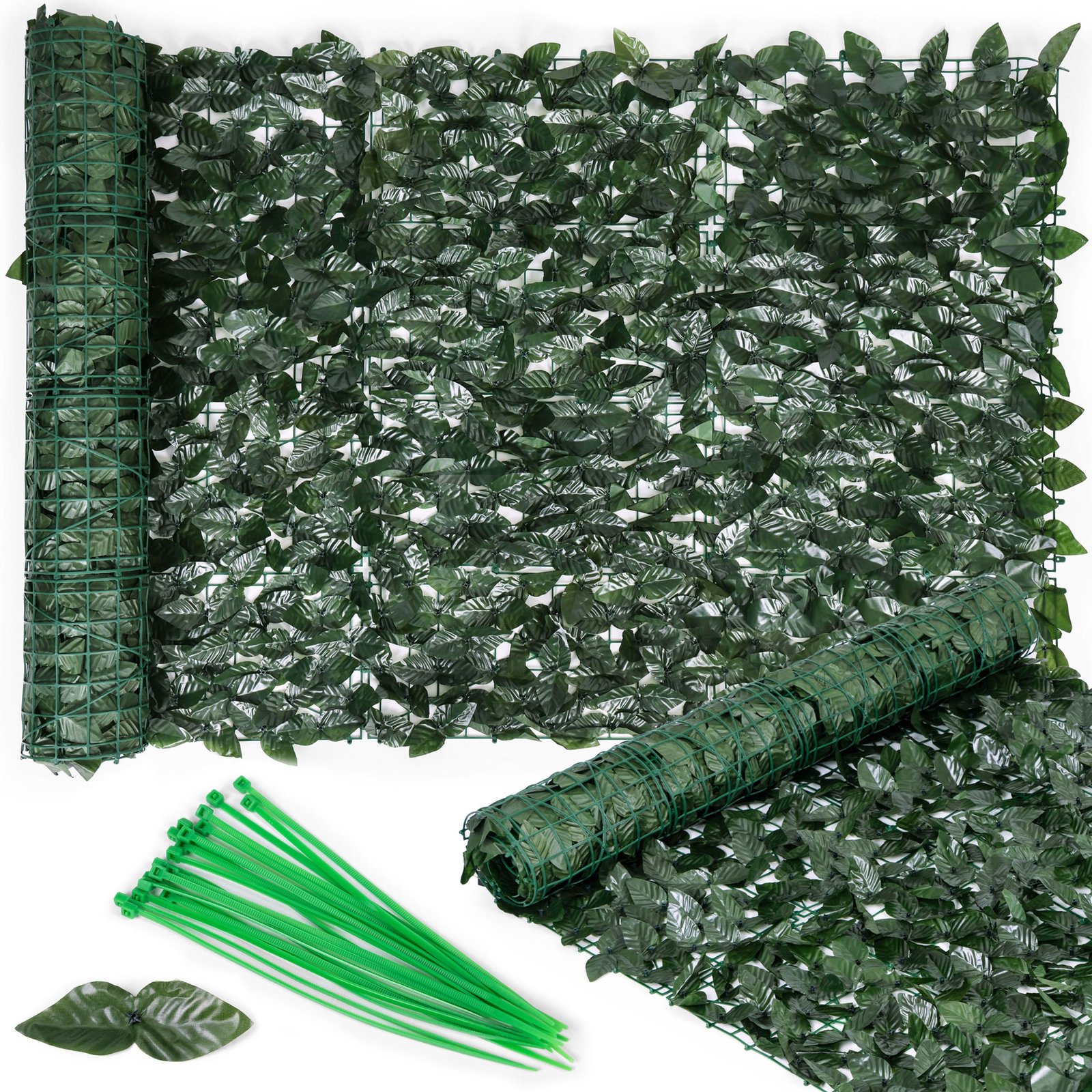 Dirbtinė gebenės gyvatvorė 300x100 cm žalia