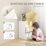 Dvi naktinės spintelės su 3 stalčiais, minimalistinio dizaino be rankenų – Paveikslėlis 6
