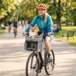 Dviračio krepšys šunims ant vairo su saugos pavadėliu ir pagalve, iki 5 kg – Paveikslėlis 8