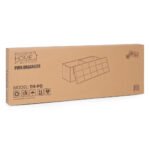 Dygsniuotas pufas su daiktadėže 111x38 cm – Paveikslėlis 9