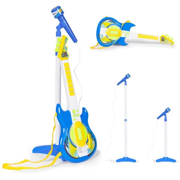 Elektrinė gitara vaikams su mikrofonu