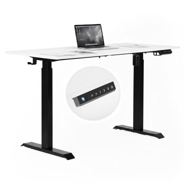 Elektrinis reguliuojamas biuro stalas 140x70 cm