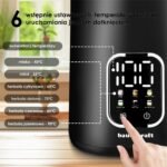 Elektrinis virdulys 1,7 l su temperatūros reguliavimu, juodas – Paveikslėlis 6