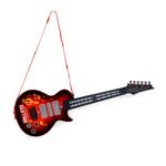 Elektroninė mokomoji gitara su infraraudonųjų spindulių jutikliu ir melodijomis