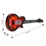 Elektroninė mokomoji gitara su infraraudonųjų spindulių jutikliu ir melodijomis