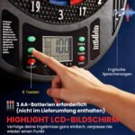Elektroninė smiginio lenta 1-8 žaidėjams su LCD ekranu ir strėlytėmis – Paveikslėlis 5