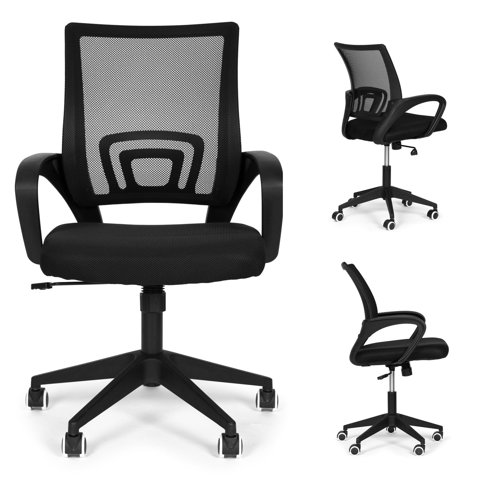 Ergonomiška pasukama biuro kėdė su tinklelio atlošu