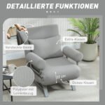 Fotelis-lova, ergonomiškas