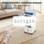 Garinantis oro aušintuvas, mobilus, 3-in-1 su 7 litrų vandens baku – Paveikslėlis 9