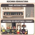 Interaktyvi virtuvėlė su garais, vandens cirkuliacija ir 88 priedais – Paveikslėlis 8