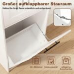 Kačių spintelė moderni daugiafunkcinė su aktyvumo zonomis 115 cm (Balta) – Paveikslėlis 5