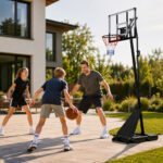 Krepšinio stovas su reguliuojamu lanku iki 305 cm, laisvai pastatomas – Paveikslėlis 3