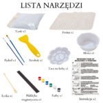 Kūrybinis gipso vienaragių liejimo ir dažymo rinkinys