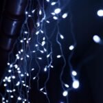 LED varveklių girlianda laukui 19 m su 500 šaltai baltų diodų