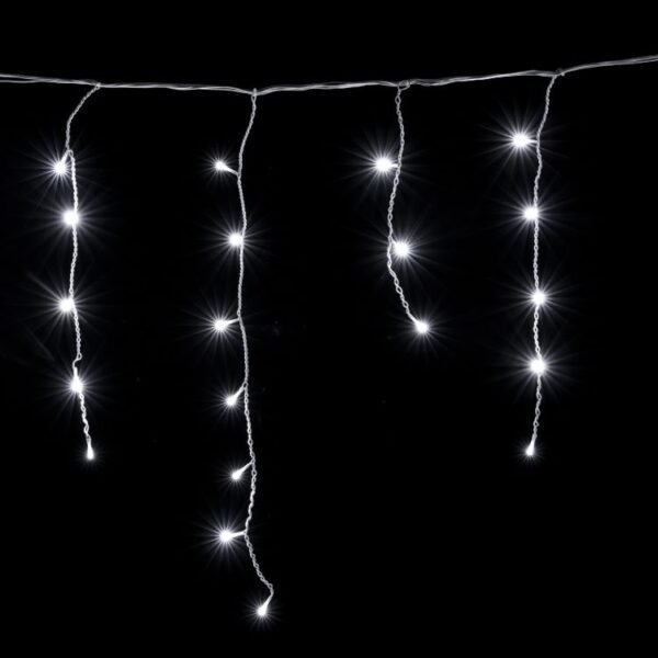 LED varveklių girlianda laukui 19 m su 500 šaltai baltų diodų