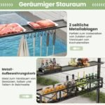 Lauko grilio pavėsinė su dvigubu stogu ir šoninėmis lentynomis (Smėlio) – Paveikslėlis 3