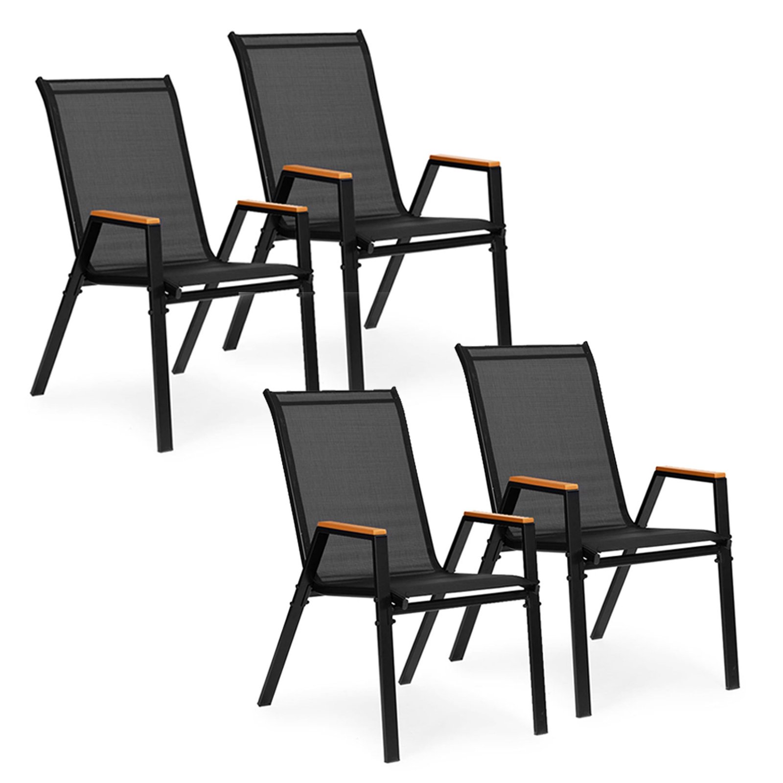 Lauko kėdžių komplektas (4 vnt.) Lauko kėdžių komplektas (4 vnt.)