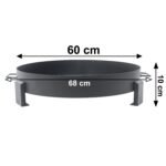 Lauko ketaus ugniakuras 60 cm skersmens