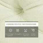 Lauko pagalvėlių komplektas paletiniams baldams, 120x80x12 cm, dygsniuotas – Paveikslėlis 4