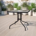 Lauko stalas su 60x60 cm stikliniu stalviršiu – Paveikslėlis 4