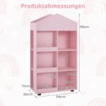 Lentyna vaikams Montessori stiliaus knygų ir žaislų (Rožinė) – Paveikslėlis 2