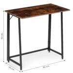 Lofto stiliaus sulankstomas stalas 80x45 cm – Paveikslėlis 10