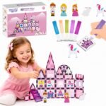 Magnetinės kaladėlės princesės piliai