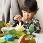 Magnetinis 3D dinozaurų konstruktorius su diorama – Paveikslėlis 3