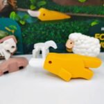 Magnetinis konstravimo rinkinys miško gyvūnų diorama – Paveikslėlis 6