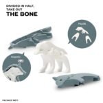 Magnetinis konstravimo rinkinys miško gyvūnų diorama – Paveikslėlis 7