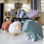 Magnetinis konstravimo rinkinys miško gyvūnų diorama – Paveikslėlis 9