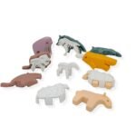 Magnetinis konstravimo rinkinys miško gyvūnų diorama – Paveikslėlis 10
